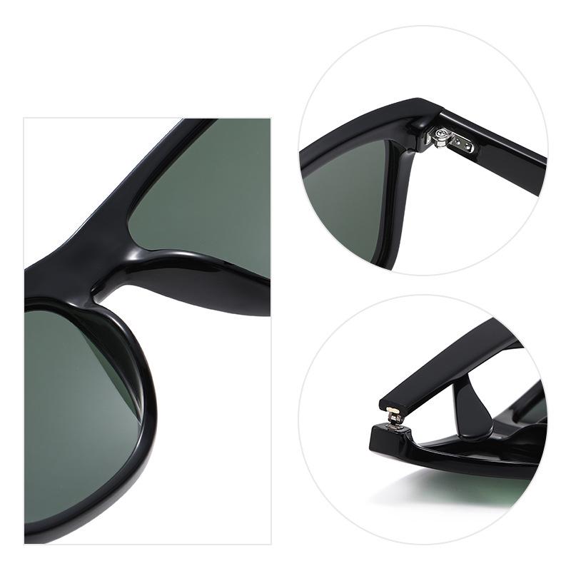 Men's Acetate Polarized Sunglasses: Big Frame, UV Protection for Driving & Fishing