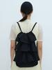 Vimun Ruffle String Bag_Black