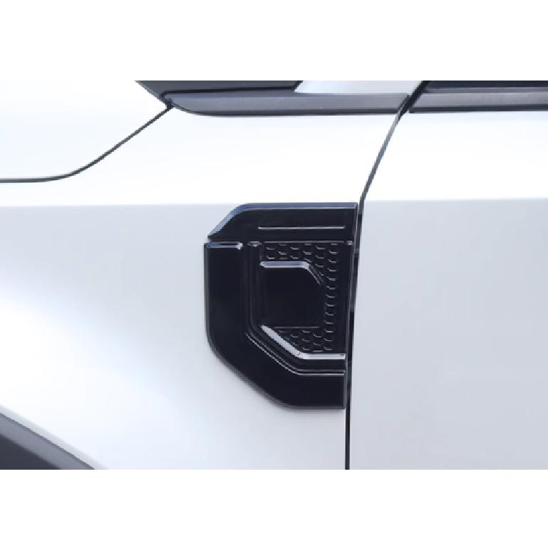 Накладка на вентиляционное отверстие переднего крыла для Toyota Prado LC250 2024-2025 Черная