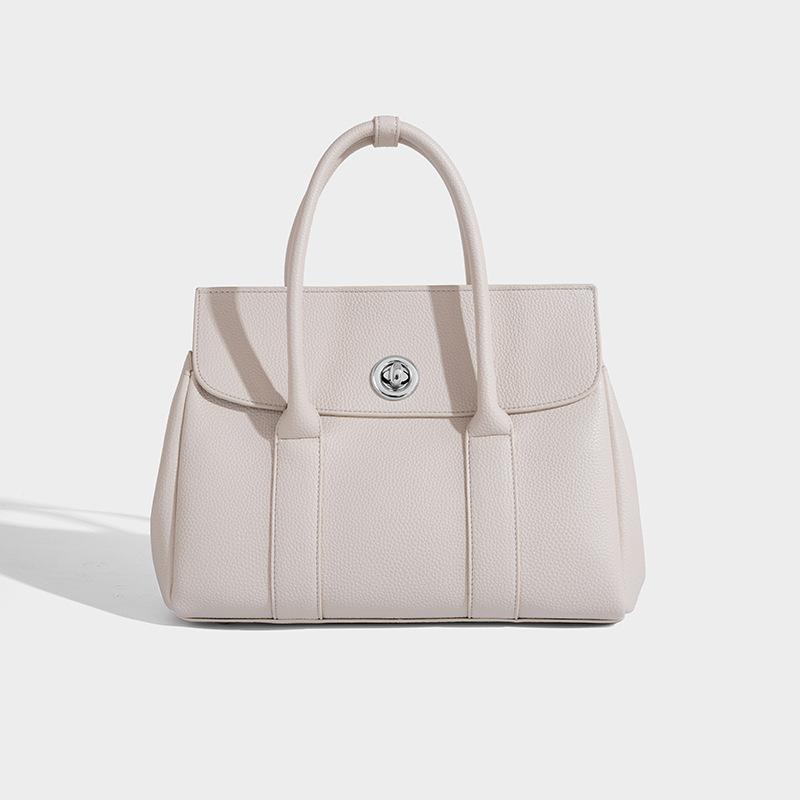 

Вместительная сумка-тоут Модная и высококачественная сумка для поездок на работу Сумка на одно плечо/подмышку бежевый