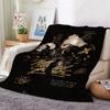 Michael Jackson Pop Theme Blanket Cozy Warm Fleece Blanket For Camping Travel Party Decor Great Holiday Gift