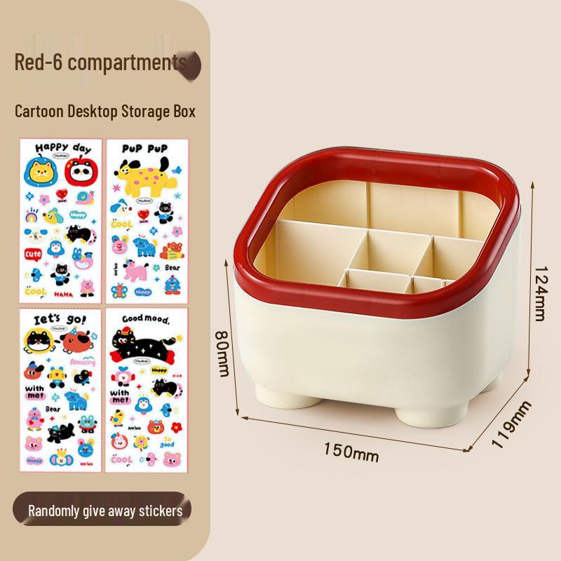 Creative Multifunctional Dustproof Desktop Organizer Box