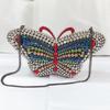 Diamanti bellissima farfalla cristallo pochette eleganti pochette da sera piccole pochette da sposa