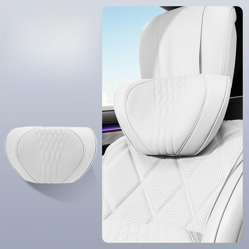 High-End Car Neck Support Headrest And Lumbar Support Cushion Automotive Interior Products for Seat Back Protection