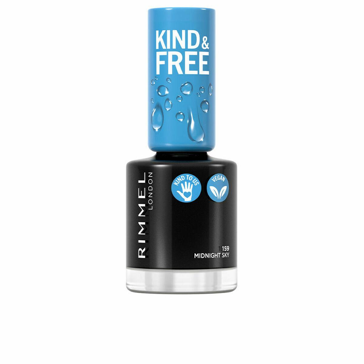 

лак для ногтей Rimmel London Kind & Free 159-midnight sky (8 мл)
