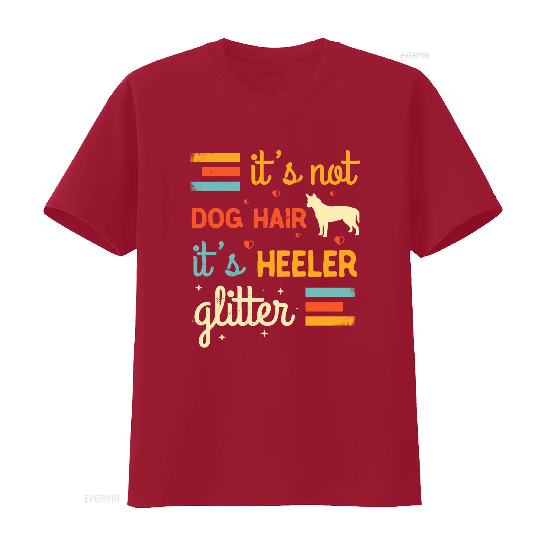 Cute Heeler Lover T Shirt Australian Cattle Dogs Pet Red Blue Mom Funny Dog Sayings vintage Washed streetwear Versatile S