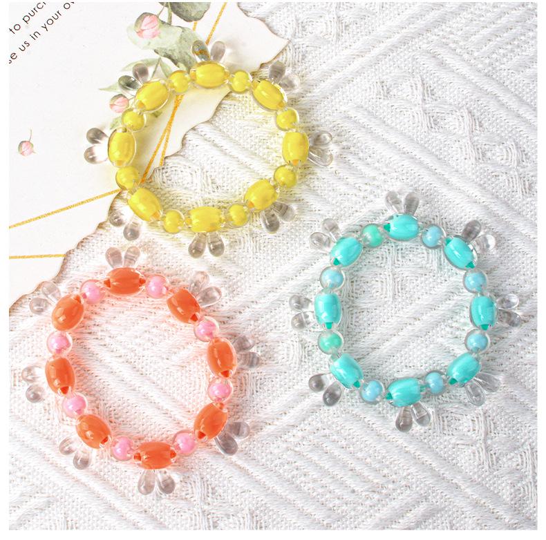 Acrylic Beads: Inner Color & Transparent Beads for DIY Hair Ties and Bracelets
