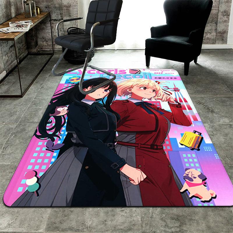 Lycoris Recoil Rug Floor Mat for Living Room or Bedroom Soft and Comfortable Carpet a Gift for Birthday and Holiday.FFFDT1012104
