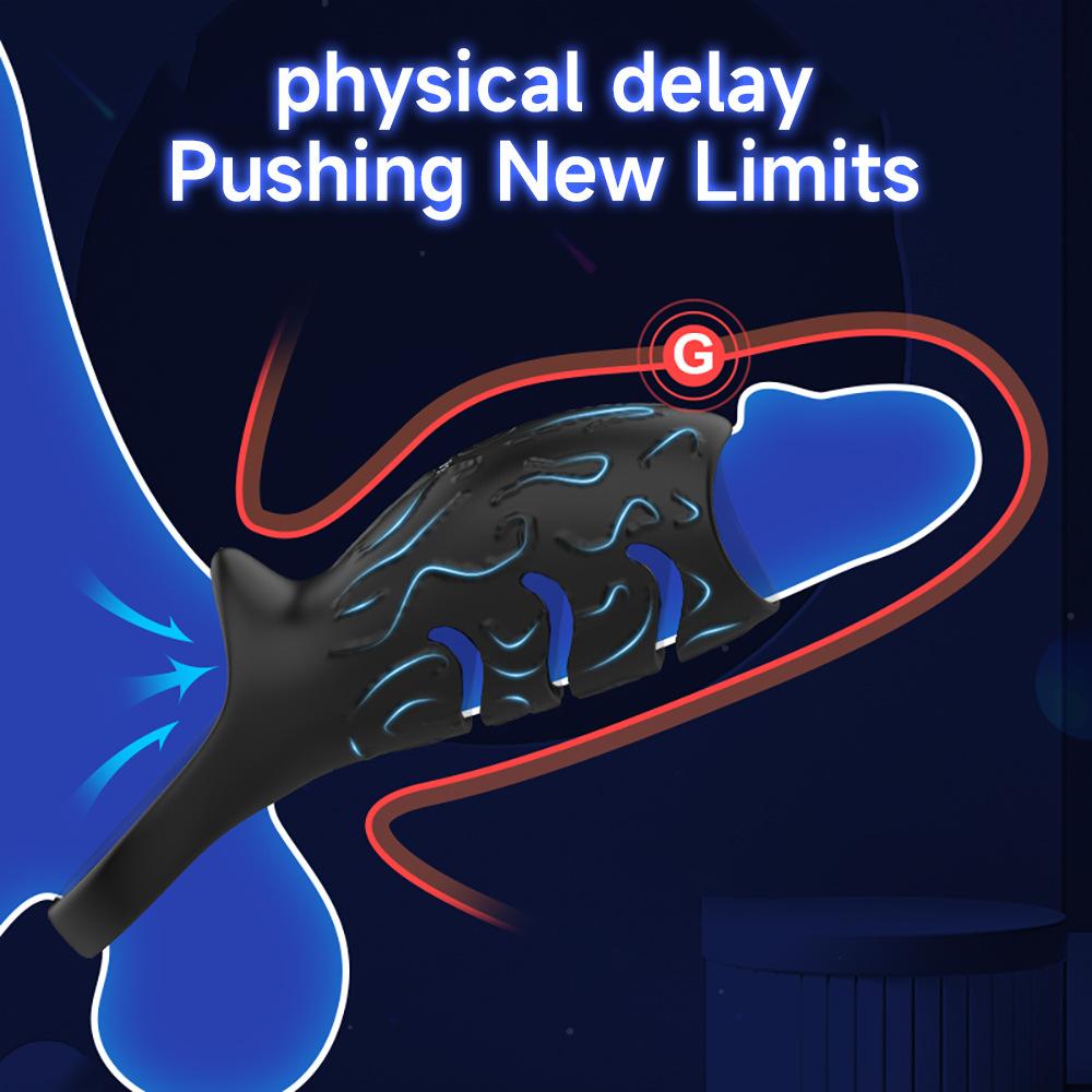 Penis Sleeve Vibrating Cock Ring with Clitoral G Spot Dual Stimulator APP Control Penis Ring Extender Adult Sex Toys for Men