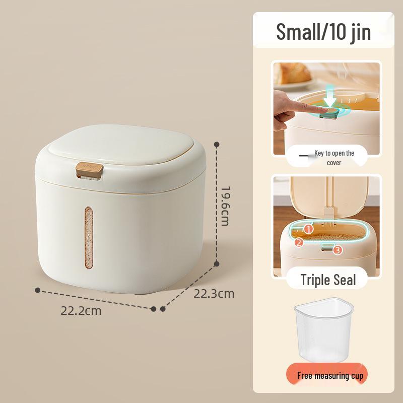 Su Fengshang Insect-Proof, Moisture-Sealed Food-Grade Rice and Flour Storage Container