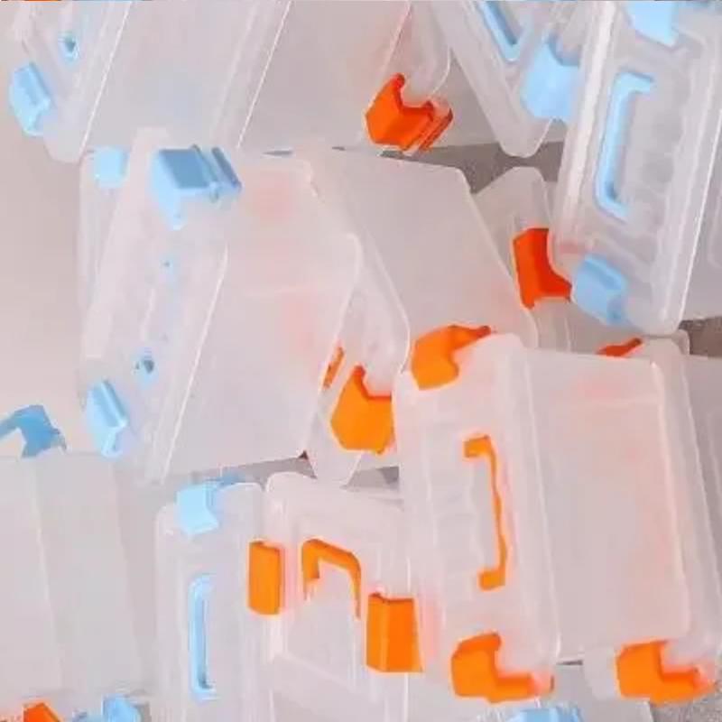 5 Stuks Poppenhuis Mini Opbergdoos Transparante Gereedschapskist Model Poppenhuis Huis Huisdecoratie Poppenhuis Micro Scène Decoratie Props