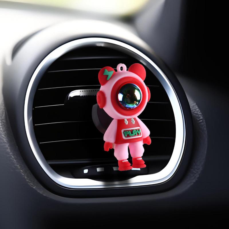 

Car Air Outlet Perfume Clip Cartoon Astronaut Aromatherapy Clip Car Fresh Air for Air-Conditioning Outlets Trendy Car Decoration Ocean&5ml