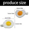 Cute Fried Egg Heart Hair Clip Creative Accessory For Women Girls Party Daily Use