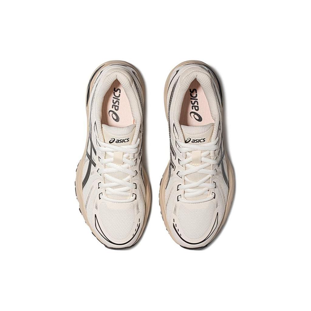 Asics Gel-Flux CN Comfortable Mesh Synthetic Leather Low-Top Casual Running Shoes Women Sneaker White Black 1012B464-100