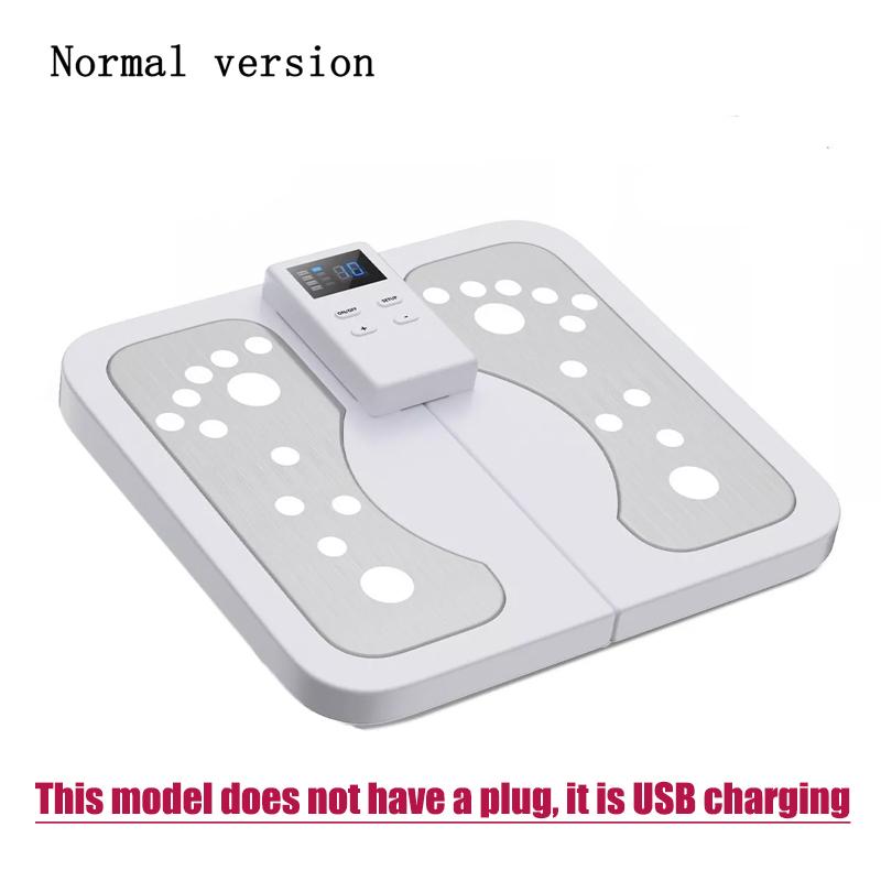 

Массажер для ног EMS и TENS для стимуляции нервов и мышц, электрический стимулятор для ног, улучшает кровообращение, аппарат для кровообращения ног UK