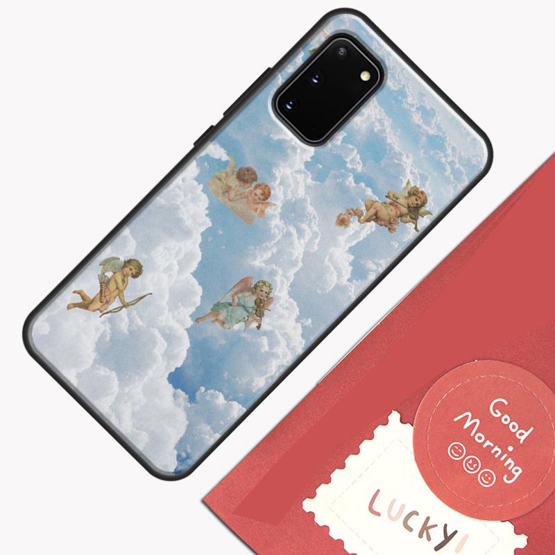 Cute Angels Aesthetic Aesthetics Phone Case For Samsung Galaxy S26 S25 Ultra S20 S21 S22 S23 S24 S10 Plus S25 FE Cover Shell