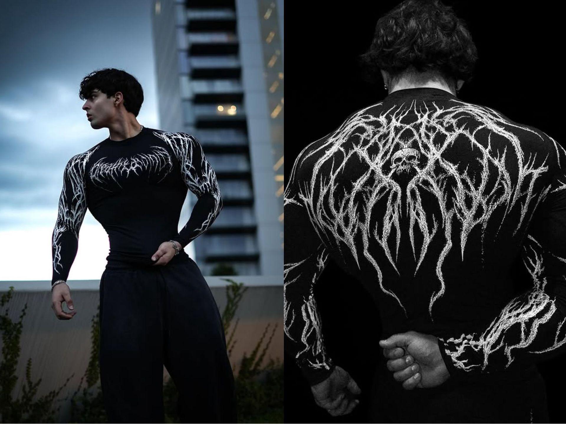 

Breathedivinity 2025 Venom Fitness Швидковисихаюча Унісекс Довгий Рукав Стискаюча Сорочка Small