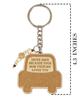 Inkdotpot Funny Keychain Drive Safe Because Your Mom Love You Wood Engraved Keychain Gift For Son