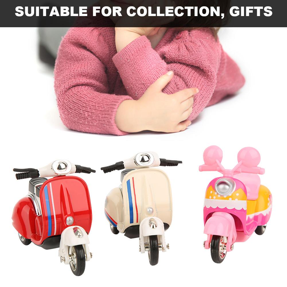 3 Stück Legierung Damen Motorrad Modell Hochsimulation Kinder Rückziehfahrzeuge Spielzeug