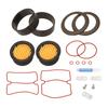 Piston Rings 20pcs Compressor Kit 69*63.7*24.5mm 550W Air Compressor Repair Kit Piston Rings Complete Maintenance Solution