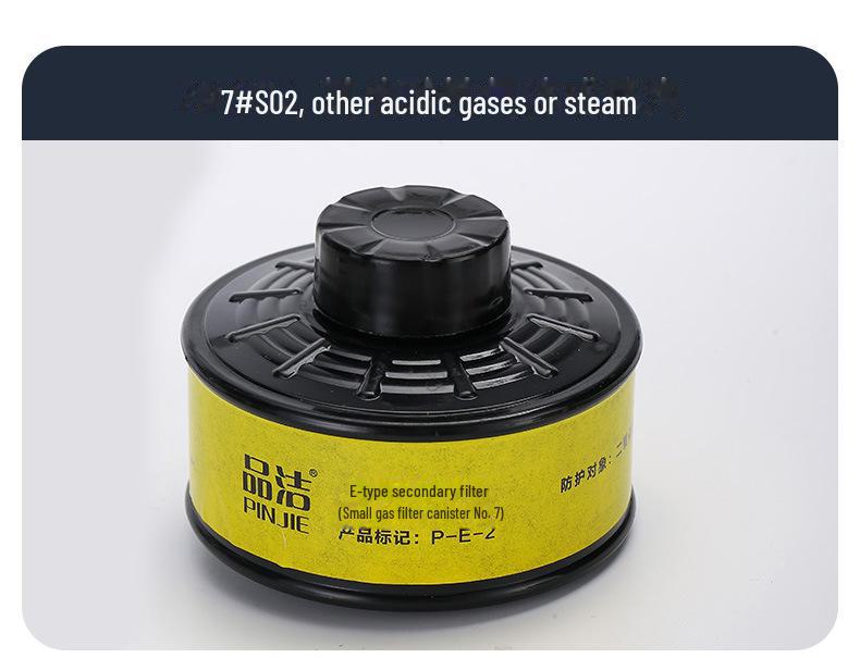 Robuste Anti-Gas-Vollgesichtsmaske aus Silikon mit Weitwinkel-PC-Bildschirm