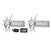 36V 48V 1000W 38A Motor Controller Electric Bike Conversion Dual Drive Controller P3H Display Panel for 22.2mm Handlebars DIY Modification
