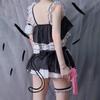 Frauen Lolita Nachtkleid Wickelrock Rüschen Dessous Japanisches Dienstmädchen Cosplay Kostüm Sexy