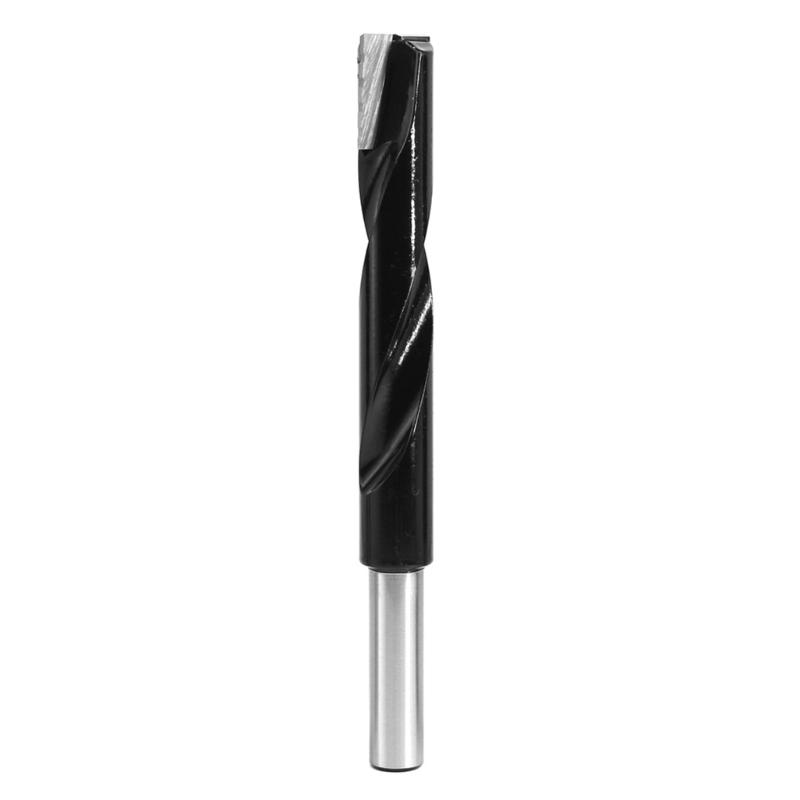 Carbon Steel Mortising Drill Bit 1/2Inch Round Shank for Precisions Lock Installation and Door Machines