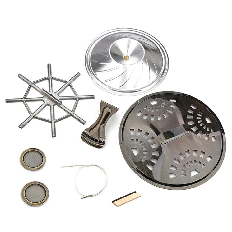 

Guitar Resonator Cones Soundhole Screens Tailpiece Bridge Saddles Guitar Hardware Set for Instrument Maintenance 1