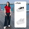 2026 spring and summer new casual shoes platform-soled fashion small single shoes wedge heel lace-up student shoes women's shoes
