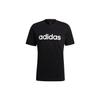 M Lin Sj T Training Sports Printing Logo Round Neck Short Sleeve Black Men's GL0057