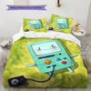 BMO  Pattern Bedding Quilt Set  Home Decoration  Gift (1 * duvet cover + 2 * pillowcase  without core)