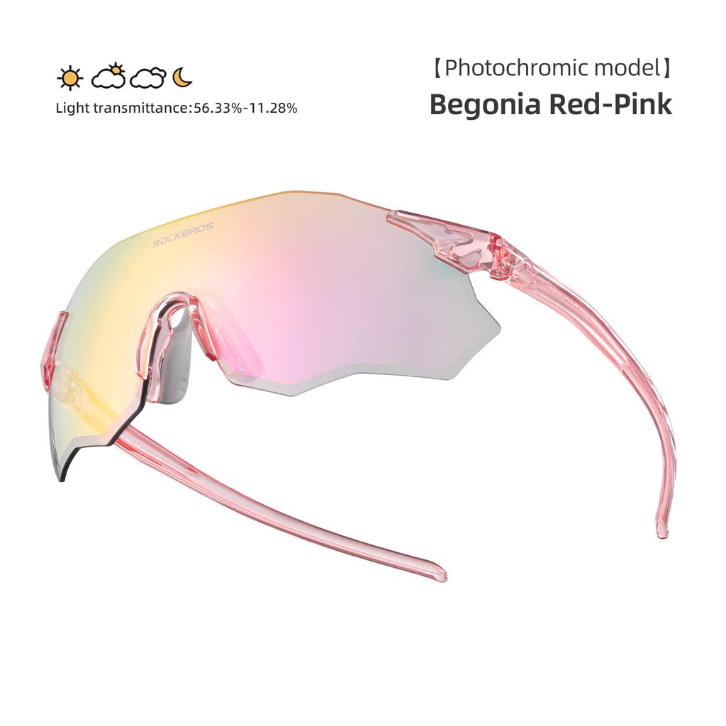 ROCKBROS Cycling Glasses Photochromic/Polarized UV400 Sunglasses MTB Road Bike Eyewear Windproof Goggles Protection Eyewear