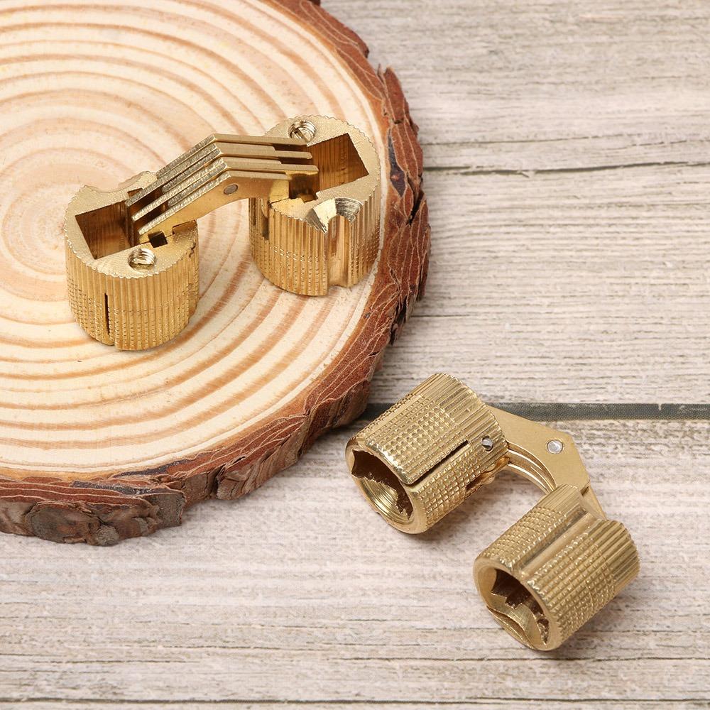Hardware Gift Box Copper Brass Concealed Door Hinges Furniture Hinges Cabinet Hinge Barrel Hinge