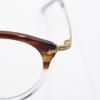 Alloaiweeo [Alo:Ctzen] Venezia Classic Combination Eyeglass Frame Ci9712B 1814G Two-Tone Brown Clear/Gold