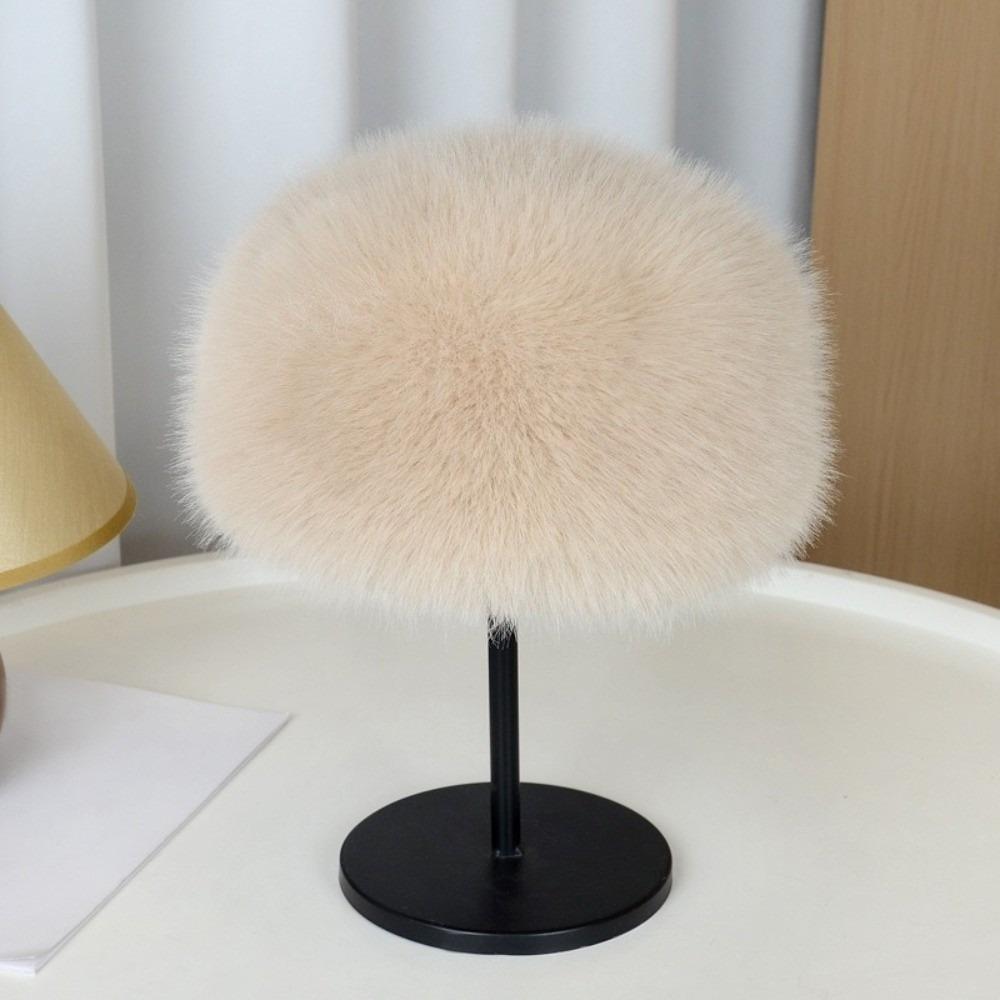 

Ear Protection Fisherman Hat Warm Mongolian Cap New Panama Cap Women бежевый