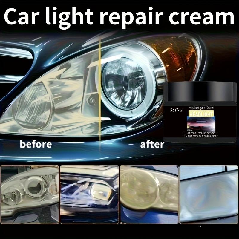 Car Headlight Repair Cream, Anti-oxidation and Scratch Repair, PVC Plastic Polishing Agent, Commonly Used for Car Headlight Maintenance and Upkeep