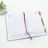2026 Custom Printed Paper Classic Design Business Agenda Top Pu Leather Diary Hardcover Journal Planner Notebook with Pocket