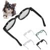 Haustierbrille Kunststoff Transparent Stilvoll Lustig Niedlich Haustier-Sonnenbrille für Katzen und Hunde Halloween-Access