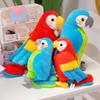 1 Stück 25/35 cm Lebensechter Papageien-Stofftier Spielzeug Süße Ara Puppe Cartoon Stoffvogel Tier Stoffpuppe Geburtstagsgeschenk für Kinder Heimdekoration