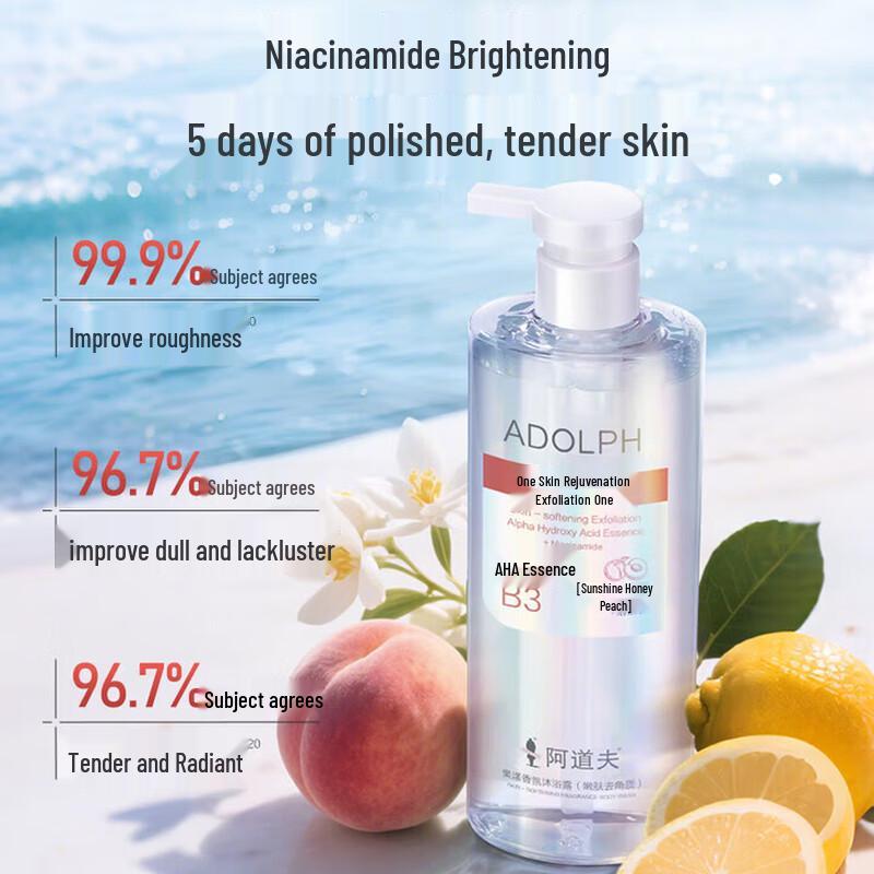 Adolph Fruity Scent Deep Exfoliating Shower Gel