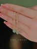 Hetian Jade Earrings: Women's Cool, Elegant, Versatile Japanese Design