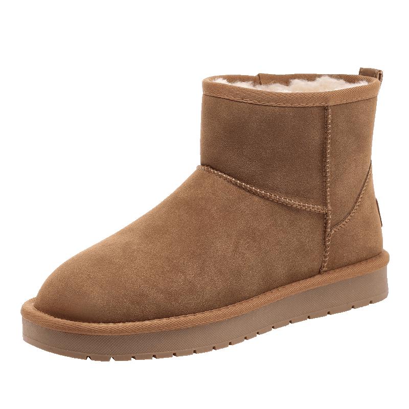 Red Dragonfly Classic Winter Warm High-top Short Boots 37