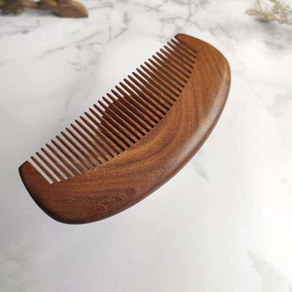 Hot Natural Labor Wooden Comb Meridian Massage No-snags Wood Comb Straight Curly Hair Massage Comb Girl
