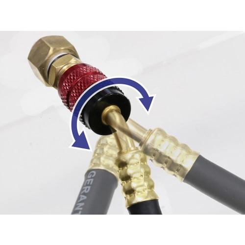 Ichinen TASCO TB133ES-3 Swivel Charge Hose, 150cm, Yellow (Single Item)