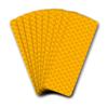 40packs Waterproofed Reflective Tape Car Rims Warning Sticker Driveway for Bicycles, Motorcycles, Wheelchairs