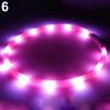 Collare per cuccioli di cane da compagnia con cintura di sicurezza a LED lampeggiante ricaricabile tramite USB