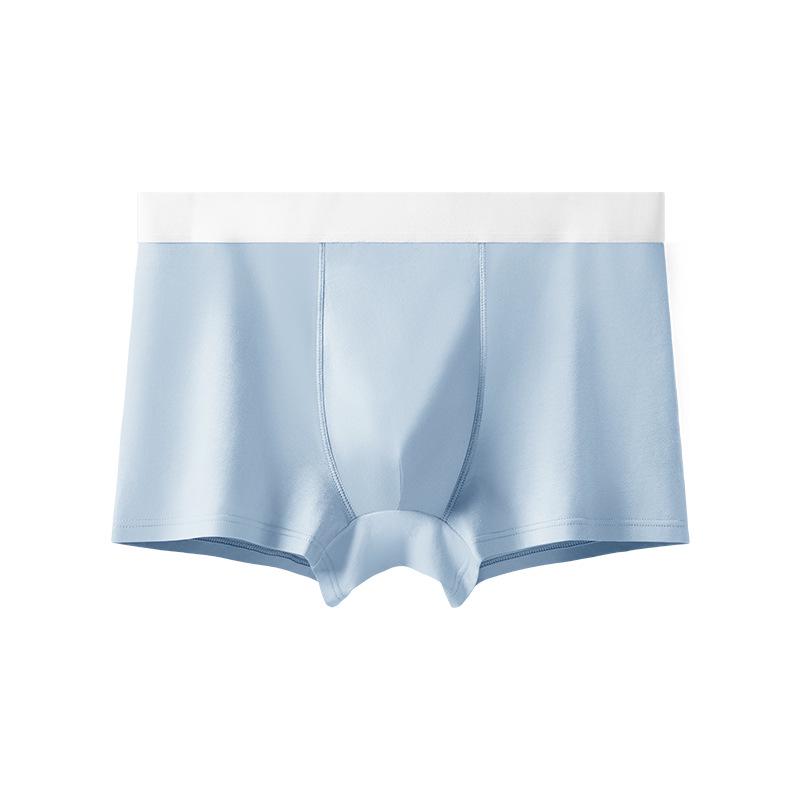 Men's Breathable Pure Cotton Antibacterial Boxer Briefs