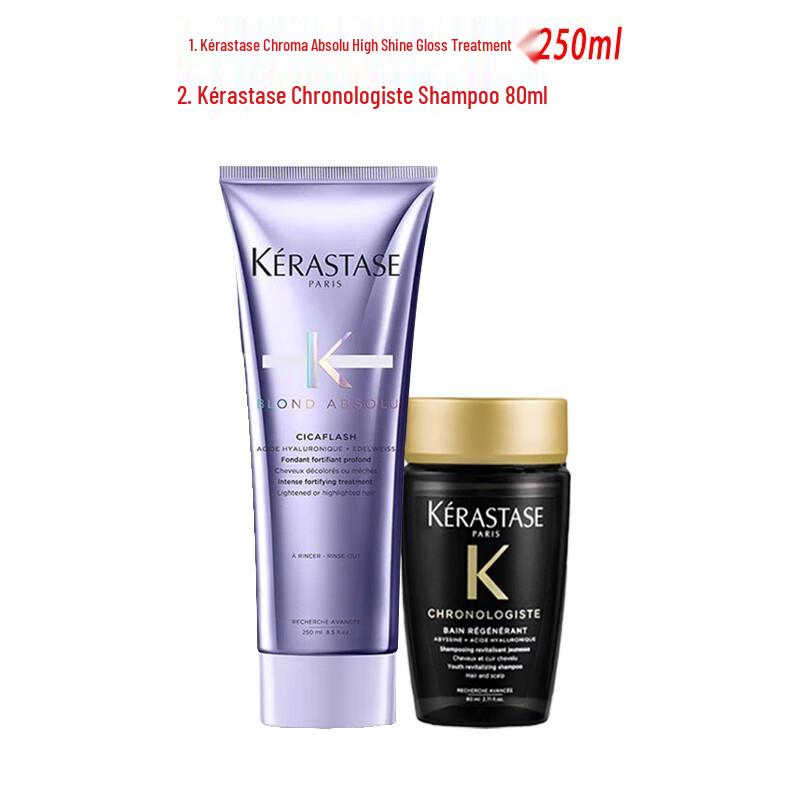 Kérastase L Huile Originale Conditioner & Chronologiste Shampoo Set