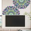 Pattern Living Room Holiday Party Background Wall Decoration
